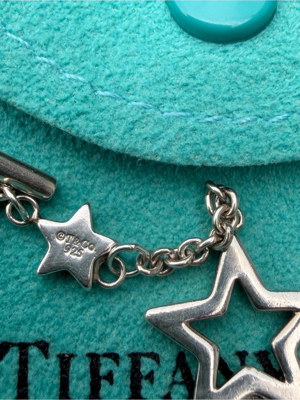 Tiffany & Co. Silver Star Motif Toggle Bracelet - Picture 5 of 7